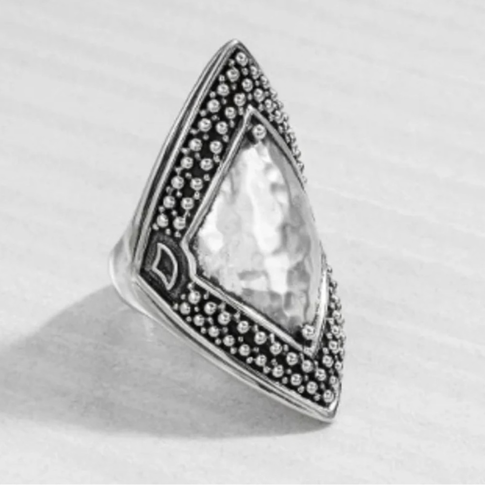 Silpada Sterling Silver ‘Sheild’ Statement Ring R… - image 4